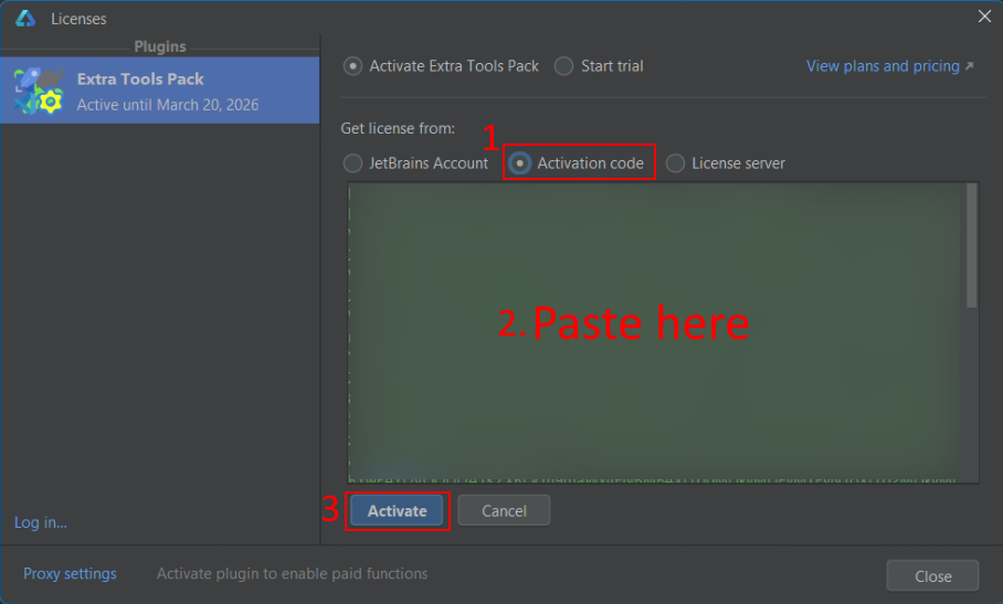 Offline activation code 2